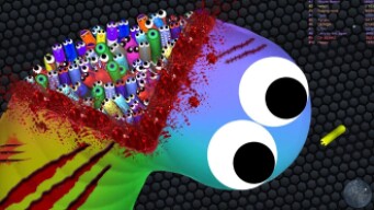 Slither.io BIG HACKER vs SMALL A.I. Snake Army World Record (Epic Slitherio Gameplay)