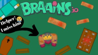 Braains.io Live - Searching HELPER in the game (Episode 3) || RajNoobTV braainsio