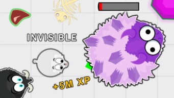 INVISIBLE Mini Lioness TROLLS Ice Monster for Easy XP in Mope.io