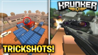 INSANE Krunker Trickshots! (ACROSS MAP!)