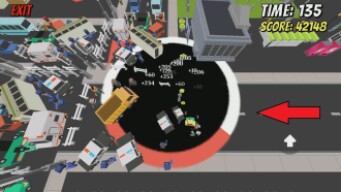 Void.io [Hole.io] Map Control: 100.00% - Big Hole
