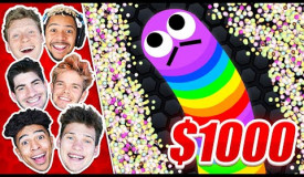 Whoever Gets The HIGHEST Score wins $1000 - Slither.io