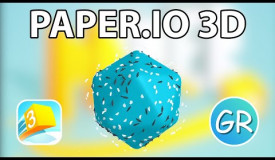 Paper.io 3D | 100 % Gameplay | 100 % Map Control | Penguin Skin