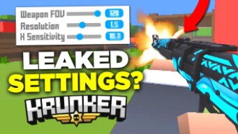 I got LEAKED Krunker.io Settings from Sorable! (INSANE NUKE)