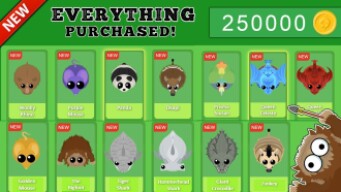 MOPE.IO BUYING ALL NEW SKINS | NEW UPDATE SKINS SHOWCASE & GAMEPLAY