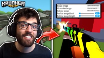 I Tried UCD's Settings in Krunker.. (BACK TO BACK NUKES!)