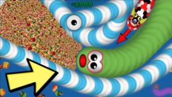 WormsZone.io Strong Pro Skill Slither Snake Top 01 Epic Worms Zone io Gameplay Funny/Best Moments