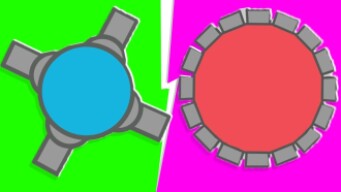 Diep.io - 4-Player (MAX Bullet SIZE) Tank.io| JeromeASF