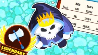 When You Get A 561 Kill Streak And Dominate Everything in Minigiants.io