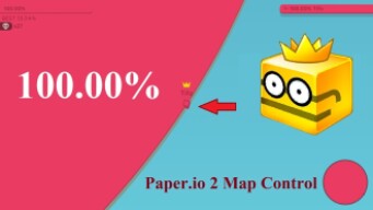 Paper.io 2 Map Control: 100.00% [Master]