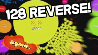 128 reverses on Agma.io! (So amazing tricks!)