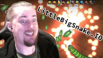 LittleBigSnake.IO LIVE Gameplay - Breaking Snake WORLD Record!