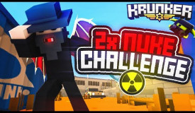 Krunker DOUBLE NUKE Challenge! (INSANE Gameplay!)