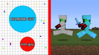 Minecraft UHC but it's agar.io...?