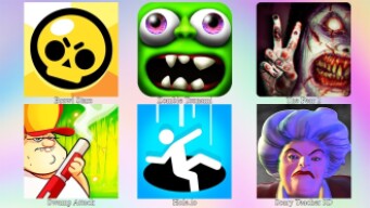 Scary Teacher 3D, Brawl Stars, Hole.io, Zombie Tsunami, Swamp Attack Android Gameplay