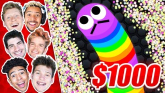 Whoever Gets The HIGHEST Score wins $1000 - Slither.io