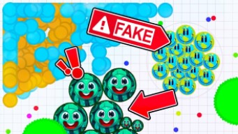 Agar.io Mobile -  I DARE YOU TO SPLIT! Troll Skin King