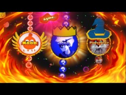 Noob VS Pro VS Poweruser in Agma.io