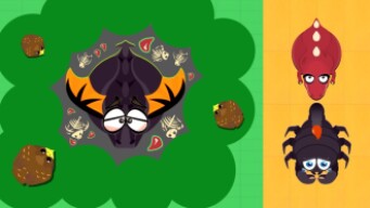 BLACK DRAGON KILLED BY GOLDEN EAGLE IN DEATH LAKE // MOPE.IO