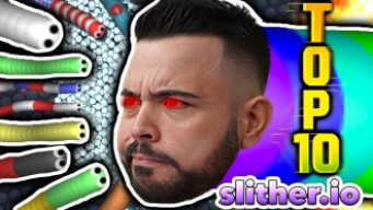 SLITHER.IO - Di Nuovo TOP 10 per il KING dei Vermetti!
