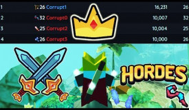 All Gold Crowns Achieved With Every Class (10K Fame) - Hordes.io PvP Highlights