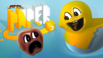 Little Apple plays Paper.io 3D!!