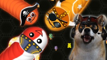 JADI CACING BAJAK LAUT! RAMPAS SEMUA MAKANAN!!! - WORMATE.IO INDONESIA