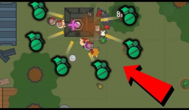 GRENADING ENEMY BASE in 50v50 | surviv.io