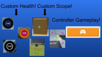 How to change your crosshair and health color! - Controller gameplay! - Shellshockers #27