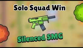 ZombsRoyale - Solo Squad Win With The Silenced SMG