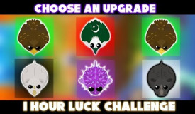 Most Luckiest 1 Hour Luck Challenge In MOPE.IO After New Update!!