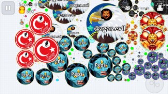 MACRO MASS CORNER + HIGHSCORES 300K - AGARIO MOBILE