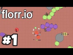 NEW ADDICTIVE .io GAME From the creators of DIEP.IO - | florr.io Part 1