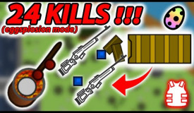 24 KILLS IN SOLO VS SQUADS IN THE NEW EGGSPLOSION MODE ! | SURVIV.IO