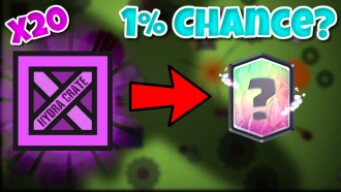 Opening Hydra Crates until I get a Legendary Item | surviv io