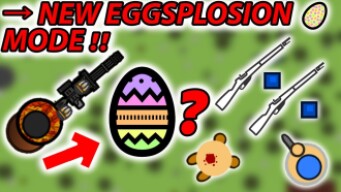 NEW EGGSPLOSION MODE + SOLO VS SQUADS ! | SURVIV.IO