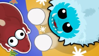 Aqua Yeti is the *BEST RARE ANIMAL* to TROLL T-Rexes in MOPE.IO