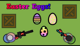 Surviv.io Easter Egg Event Gameplay! Minigun + M249 Combo! (Surviv.io New Gamemode)