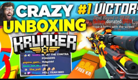 the EASIEST Krunker.io UNBOXING and Sidney did WHAT?! (Free KR + CONTRABAND!?)