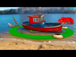 Hole.io in Real Life vs pacman