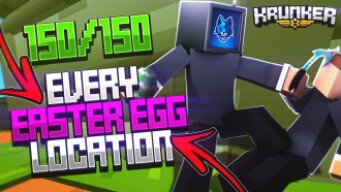 How to find EVERY EASTER EGG in the Krunker Easter Event! (UNOBTAINABLE SKIN PRIZE!)