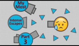 My Most Intense Escapes In Diep.io Compilation! (Part 3)
