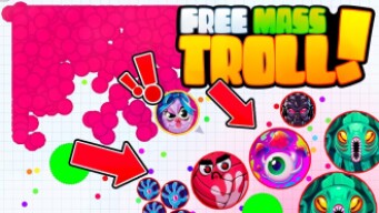 Agar.io Mobile - FREE MASS TROLL + VIRUS NINJA