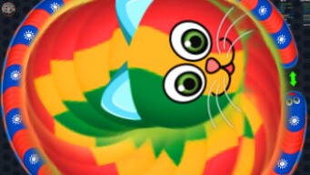 Wormate.io Invisible Trolling Biggest Worm /Legendary Pro Skill Giant Worm Wormateio !