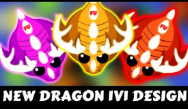 NEW CUSTOM NEON DRAGON SPECIAL 1v1 in MOPE.IO