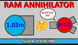 Diep.io | 1.03M Ram Annihilator - Witch-hunters Wished Me Luck?!