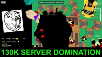 Braains.io clone game - 130K+ PRO AND FUNNY MOMENTS IN DA SANDBOX!!! | Splitter