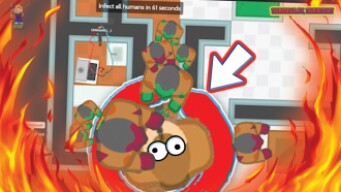 BRAAINS.IO | ORIGINAL BRAAINSIO CLONE EPIC BRAAINS GAMEPLAY ULTRIMATE ZOMBIES VS 100 TINY HUMANS NEW