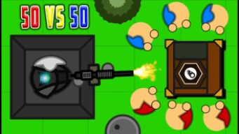 Surviv.io | The FROZEN LONE SURVIVR | 50vs50 Mode Highlights