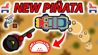 NEW PINATA IN THE DESERT MODE ! + AWM-S + X15 + 19 KILLS IN SOLO VS SQUADS | SURVIV.IO
